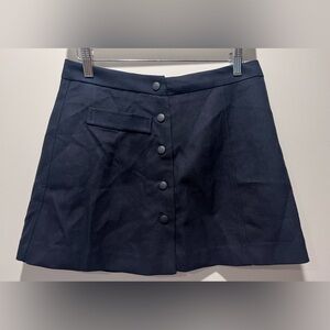 Zara Navy‎ Mini Skirt size Medium